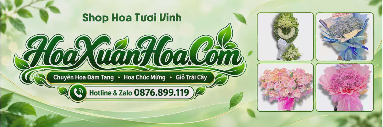 Ảnh bìa Shop Hoa Tươi Tại Vinh - Tiệm Hoa Nhận Giao Tận Nơi