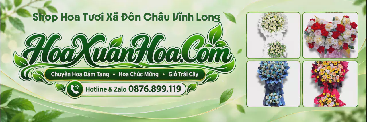 Ảnh bìa Tiệm Hoa Tươi Tại Xã Đôn Châu Vĩnh Long - Tiệm Hoa Tươi Giao Tận Nhà