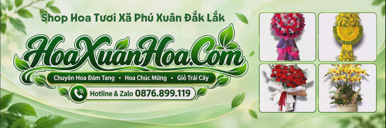 Ảnh bìa Cửa Hàng Bán Hoa Tươi Tại Xã Phú Xuân Đắk Lắk - Shop Hoa Giao Nhanh Trong Ngày