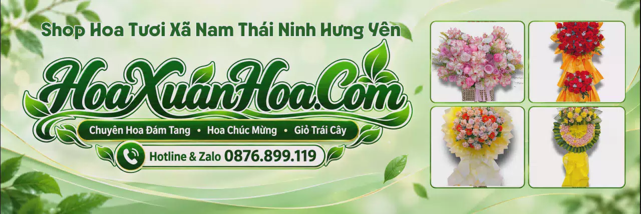 Ảnh bìa Shop Hoa Tươi Tại Xã Nam Thái Ninh Hưng Yên - Shop Hoa Tươi Đặt Trực Tuyến