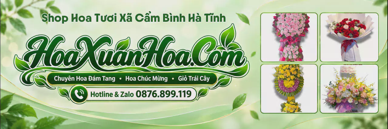Ảnh bìa Tiệm Hoa Tươi Tại Xã Cẩm Bình Hà Tĩnh - Dịch Vụ Hoa Tươi Giao Nhanh