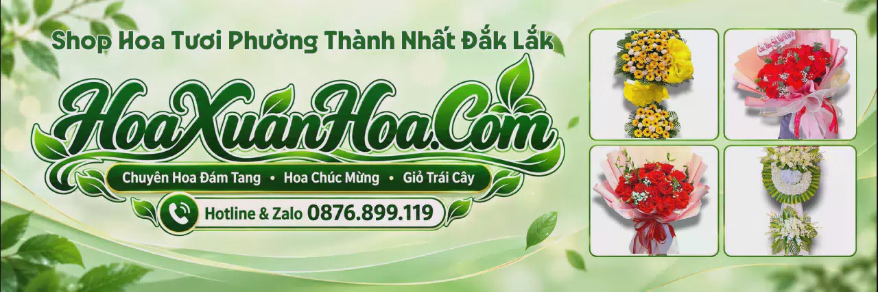 Ảnh bìa Shop Hoa Tươi Tại Phường Thành Nhất Đắk Lắk - Đặt Hoa Tươi Giao Tận Nơi