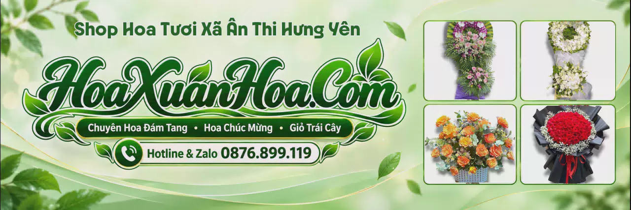 Ảnh bìa Shop Hoa Tươi Tại Xã Ân Thi Hưng Yên - Tiệm Hoa Giao Nhanh