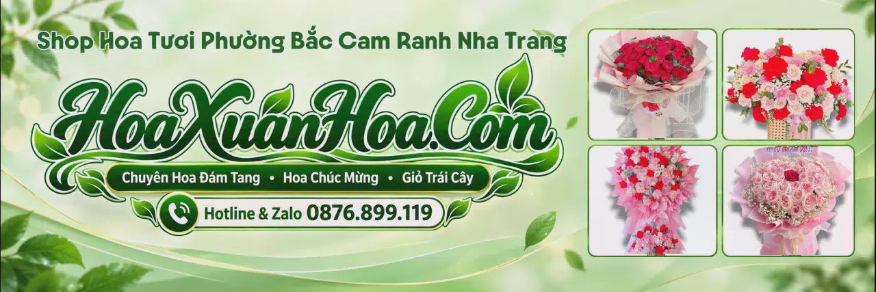 Ảnh bìa Shop Bán Hoa Tươi Tại Phường Bắc Cam Ranh Nha Trang - Đặt Hoa Online Tiện Lợi