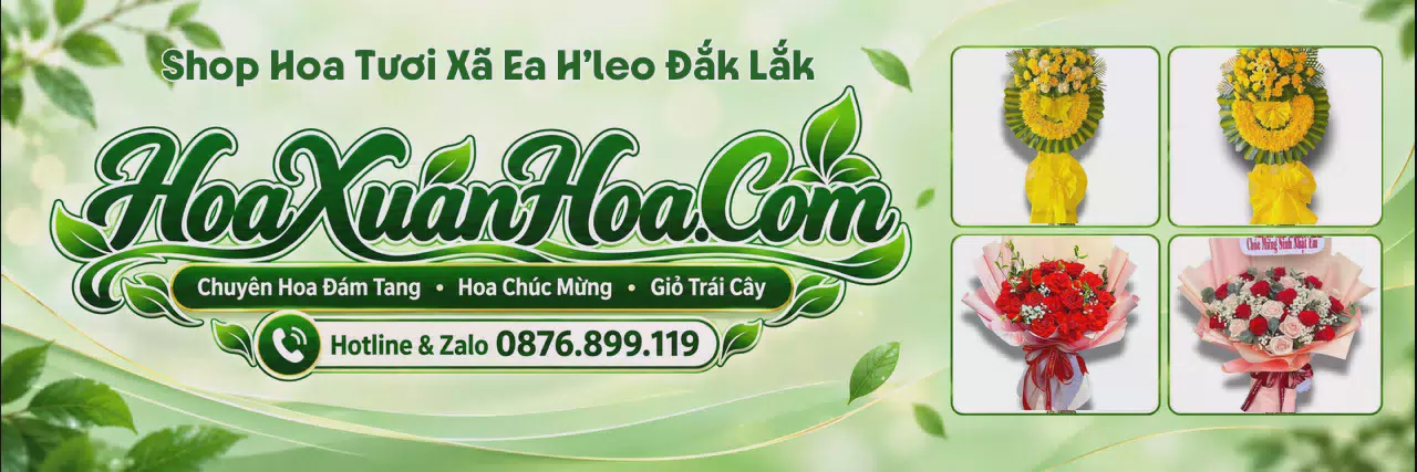 Ảnh bìa Shop Hoa Tươi Tại Xã Ea H’leo Đắk Lắk - Tiệm Hoa Giao Nhanh