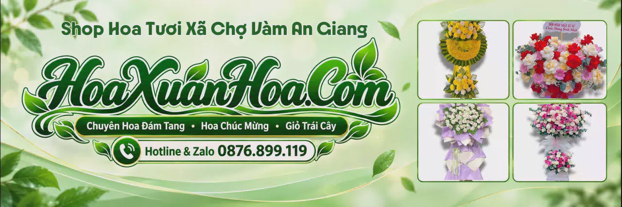 Ảnh bìa Đặt Hoa Tươi Tại Xã Chợ Vàm An Giang - Tiệm Hoa Tươi Giao Tận Nhà