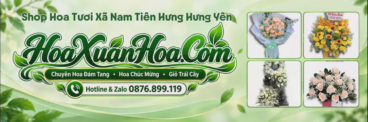 Ảnh bìa Cửa Hàng Hoa Tươi Tại Xã Nam Tiên Hưng Hưng Yên - Đặt Hoa Tươi Giao Tận Nơi