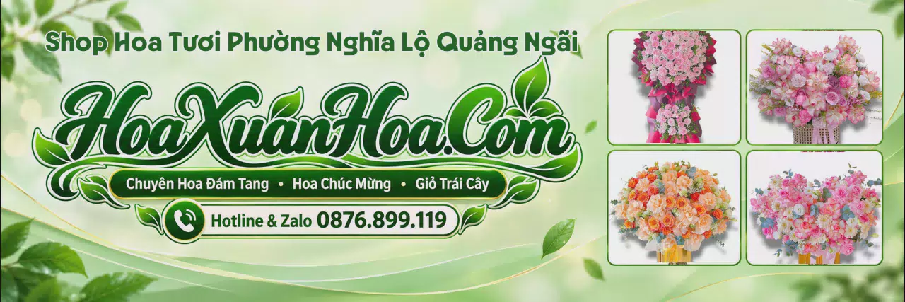 Ảnh bìa Shop Bán Hoa Tươi Tại Phường Nghĩa Lộ Quảng Ngãi - Tiệm Hoa Tươi Gần Đây