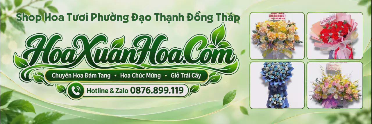 Ảnh bìa Shop Hoa Tươi Tại Phường Đạo Thạnh Đồng Tháp - Shop Hoa Online Uy Tín