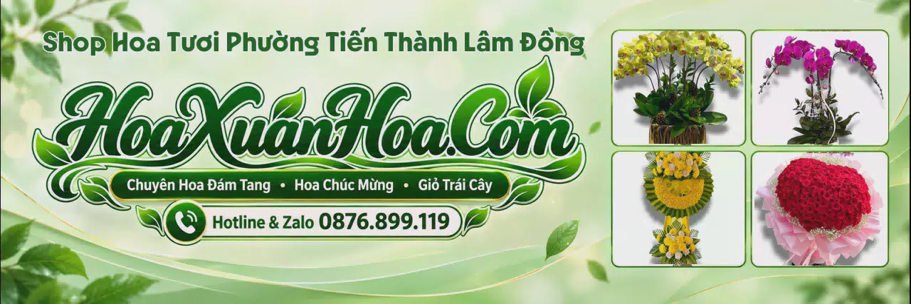 Ảnh bìa Tiệm Hoa Tươi Tại Phường Tiến Thành Lâm Đồng - Shop Hoa Giao Nhanh Trong Ngày