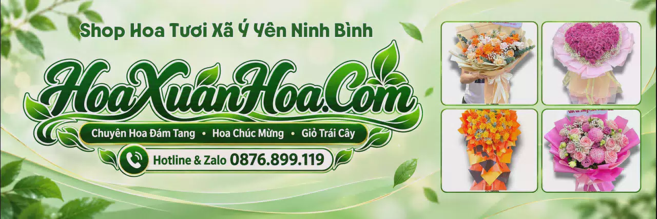Ảnh bìa Cửa Hàng Hoa Tươi Tại Xã Ý Yên Ninh Bình - Dịch Vụ Giao Hoa Tận Nơi