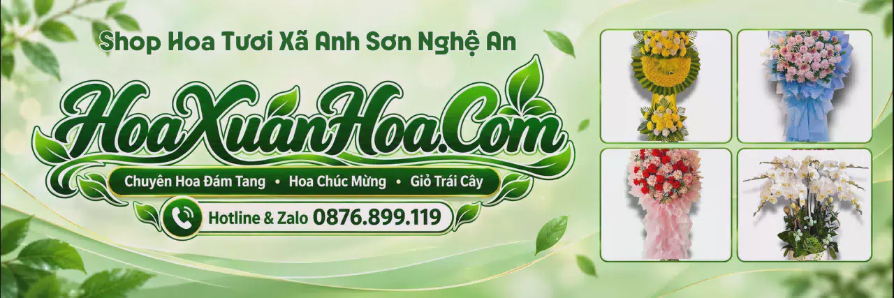 Ảnh bìa Shop Hoa Tươi Tại Xã Anh Sơn Nghệ An - Tiệm Hoa Giao Nhanh