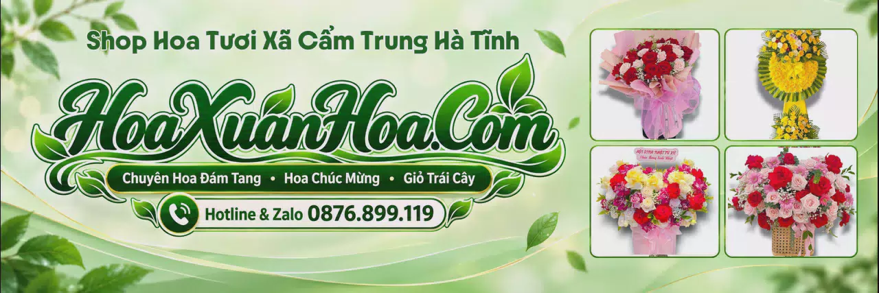 Ảnh bìa Tiệm Hoa Tươi Tại Xã Cẩm Trung Hà Tĩnh - Đặt Hoa Online Giao Tận Nhà