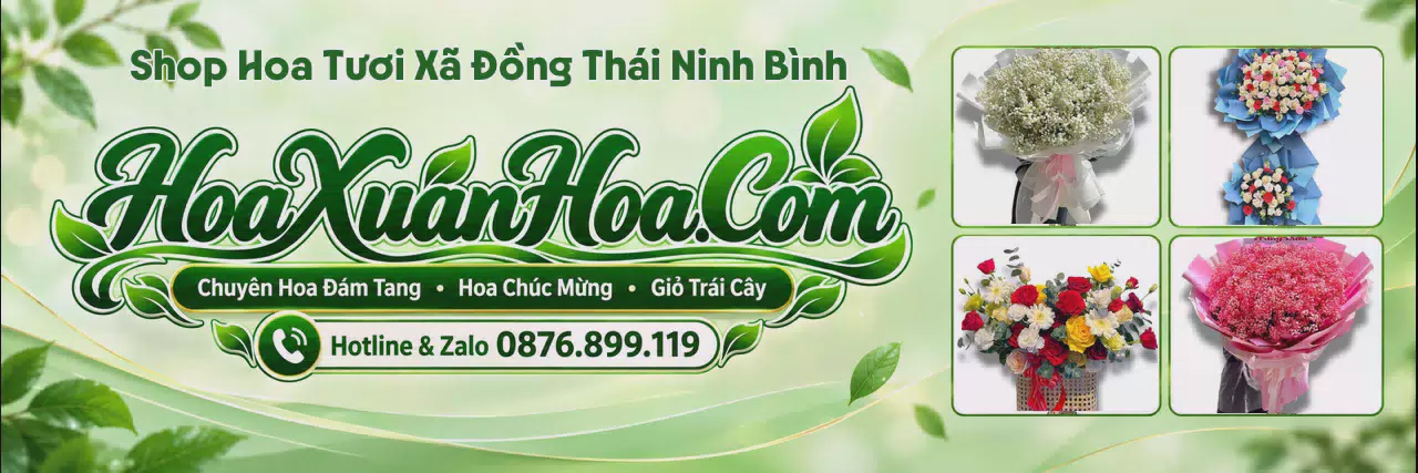 Ảnh bìa Shop Hoa Tươi Tại Xã Đồng Thái Ninh Bình - Đặt Hoa Online Giao Nhanh