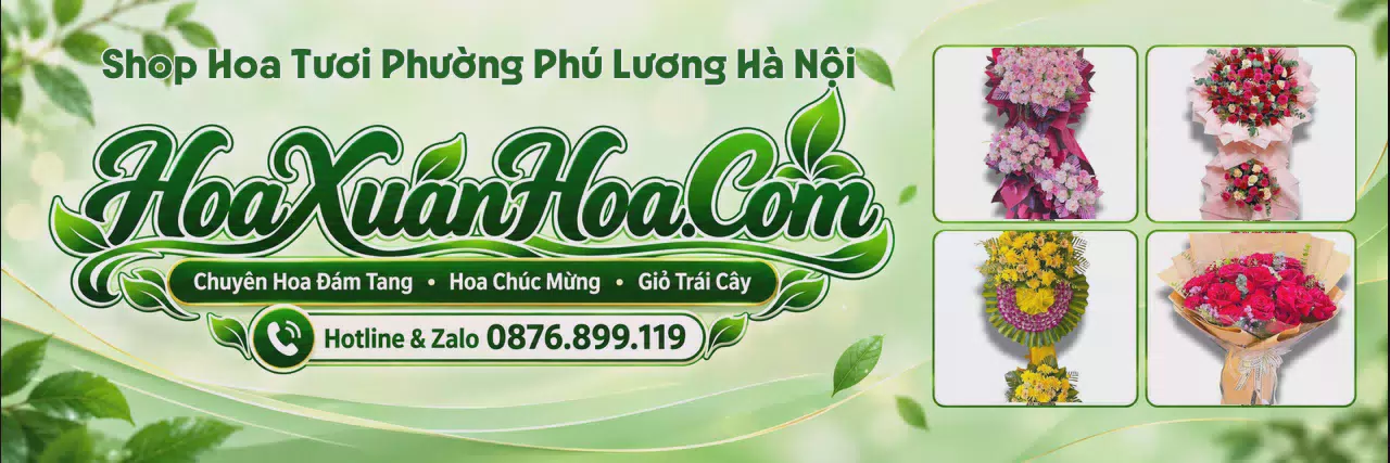 Ảnh bìa Tiệm Hoa Tươi Tại Phường Phú Lương Hà Nội - Giao Hoa Tận Địa Chỉ