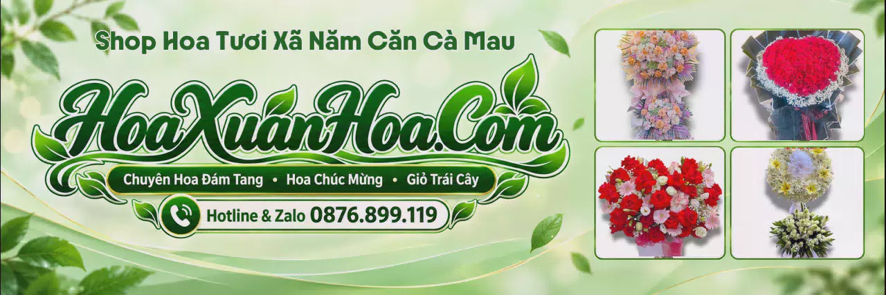 Ảnh bìa Tiệm Hoa Tươi Tại Xã Năm Căn Cà Mau - Đặt Hoa Tươi Online