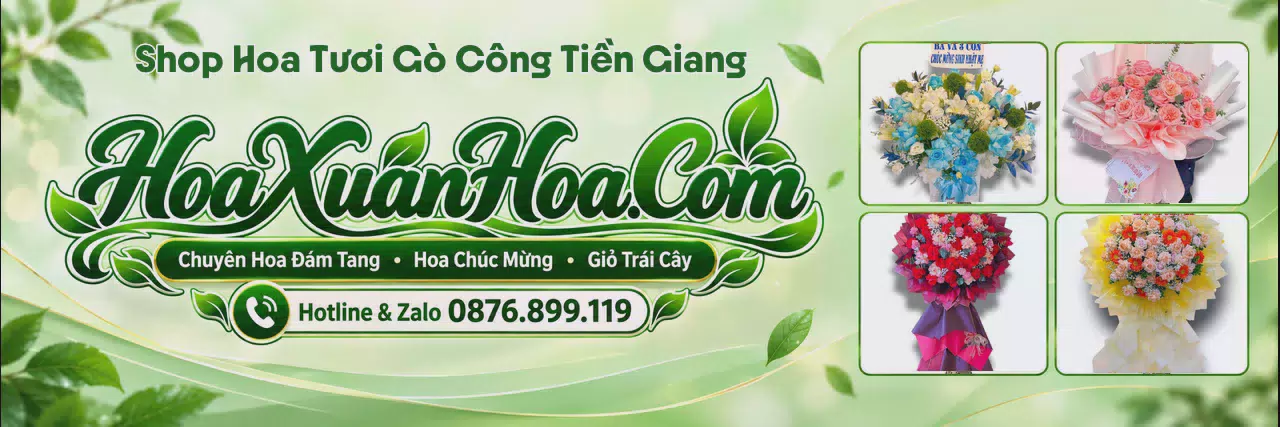 Ảnh bìa Cửa Hàng Hoa Tươi Tại Gò Công Tiền Giang - Tiệm Hoa Giao Hoa Tận Nhà