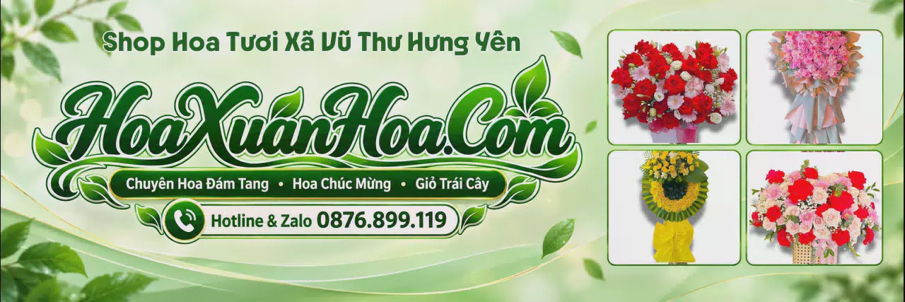 Ảnh bìa Shop Hoa Tươi Tại Xã Vũ Thư Hưng Yên - Giao Hoa Nhanh Trong 2 Giờ