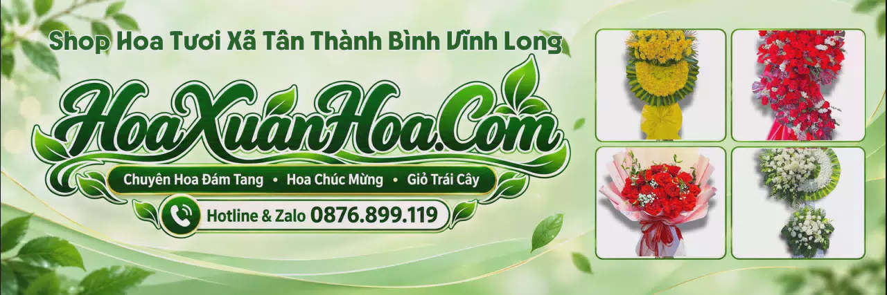 Ảnh bìa Cửa Hàng Bán Hoa Tươi Tại Xã Tân Thành Bình Vĩnh Long - Tiệm Hoa Nhận Giao Tận Nơi
