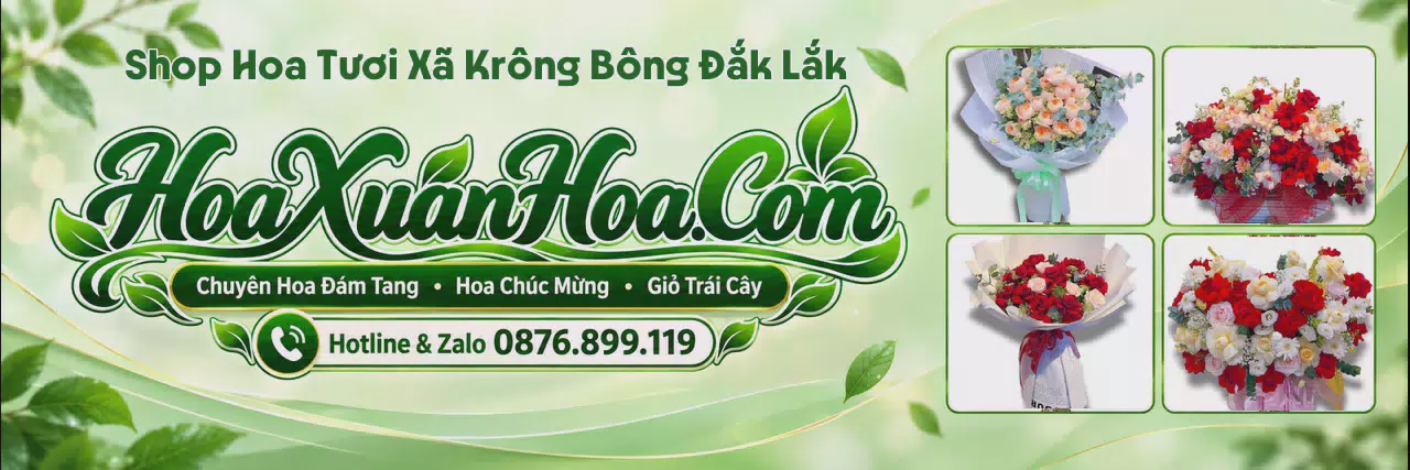 Ảnh bìa Cửa Hàng Bán Hoa Tươi Tại Xã Krông Bông Đắk Lắk - Đặt Hoa Online Giao Nhanh