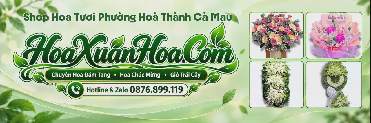 Ảnh bìa Shop Hoa Tươi Tại Phường Hoà Thành Cà Mau - Tiệm Hoa Tươi Giao Tận Nhà