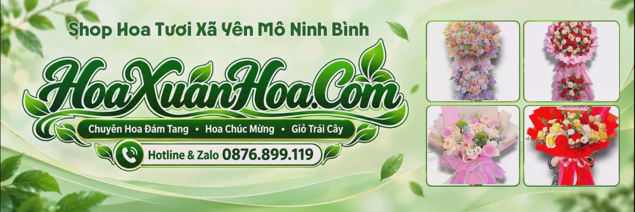 Ảnh bìa Shop Hoa Tươi Tại Xã Yên Mô Ninh Bình - Tiệm Hoa Giao Hoa Tận Nhà