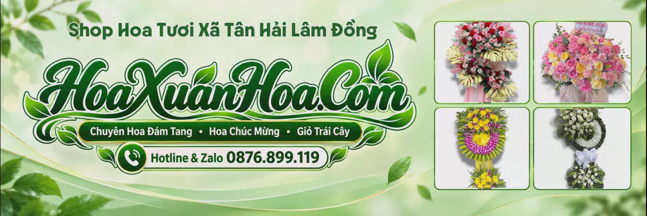 Ảnh bìa Shop Hoa Tươi Tại Xã Tân Hải Lâm Đồng - Shop Hoa Online Uy Tín