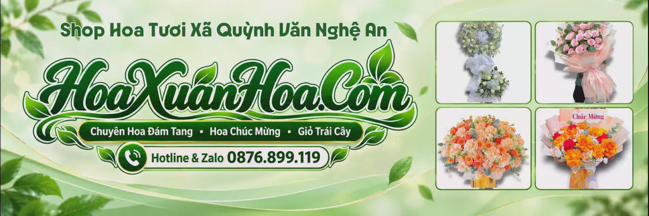 Ảnh bìa Shop Bán Hoa Tươi Tại Xã Quỳnh Văn Nghệ An - Dịch Vụ Giao Hoa Tận Nơi