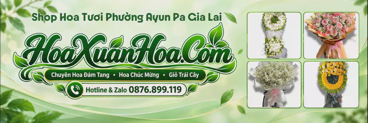 Ảnh bìa Cửa Hàng Bán Hoa Tươi Tại Phường Ayun Pa Gia Lai - Shop Hoa Tươi Giao Trong Ngày