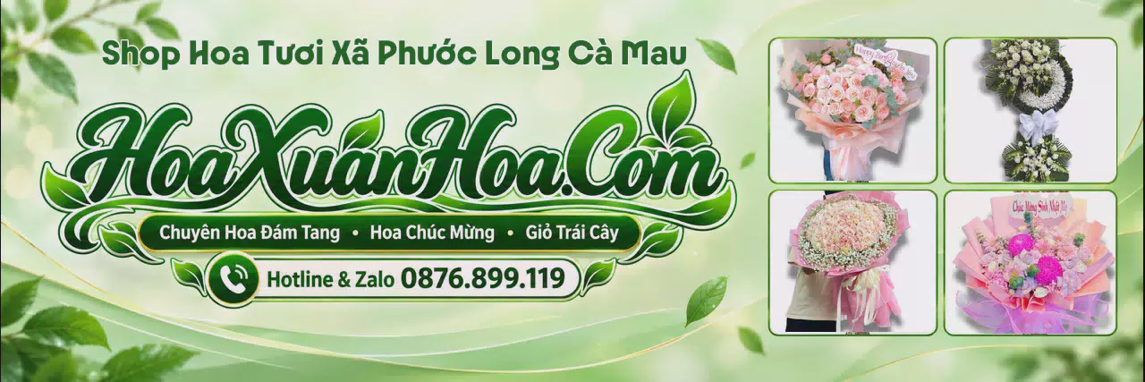 Ảnh bìa Shop Hoa Tươi Tại Xã Phước Long Cà Mau - Giao Hoa Tận Địa Chỉ