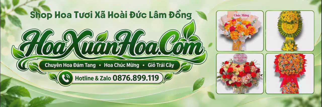 Ảnh bìa Shop Hoa Tươi Tại Xã Hoài Đức Lâm Đồng - Dịch Vụ Hoa Tươi Tận Nơi