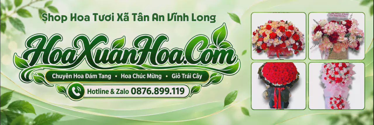 Ảnh bìa Cửa Hàng Bán Hoa Tươi Tại Xã Tân An Vĩnh Long - Tiệm Hoa Tươi Gần Đây