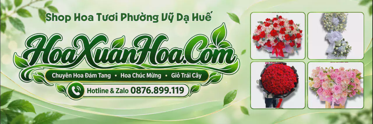 Ảnh bìa Shop Hoa Tươi Tại Phường Vỹ Dạ Huế - Đặt Hoa Nhanh Trong Ngày