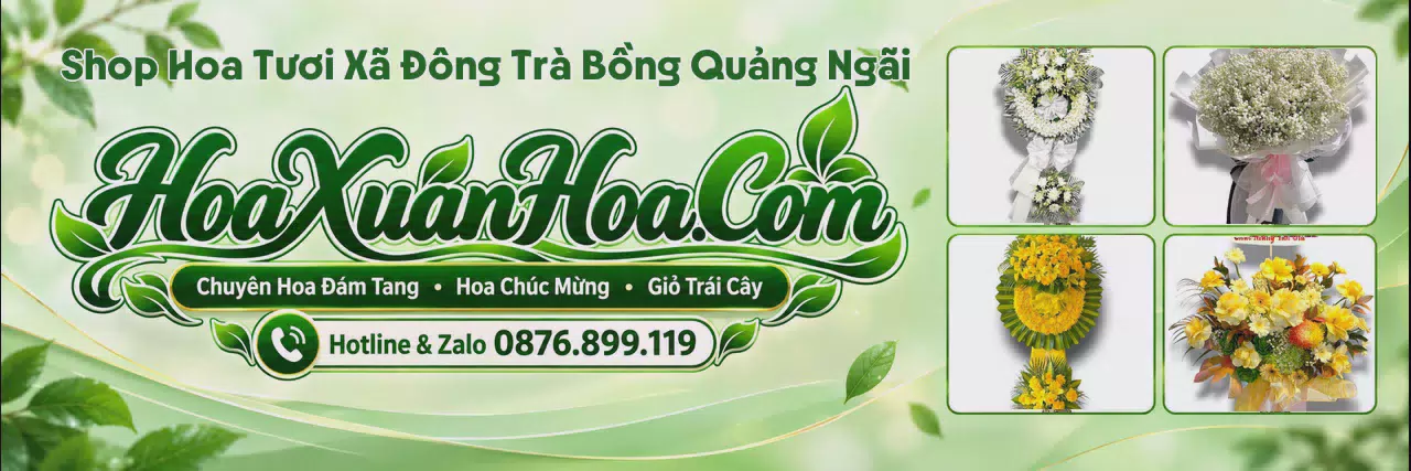 Ảnh bìa Tiệm Hoa Tươi Tại Xã Đông Trà Bồng Quảng Ngãi - Đặt Hoa Online Giao Nhanh