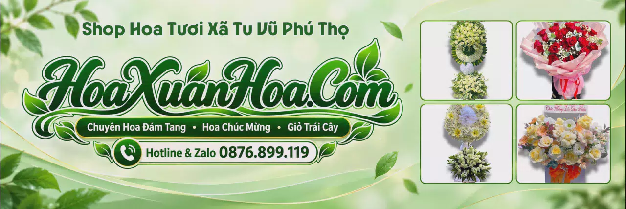 Ảnh bìa Cửa Hàng Bán Hoa Tươi Tại Xã Tu Vũ Phú Thọ - Đặt Hoa Tươi Online
