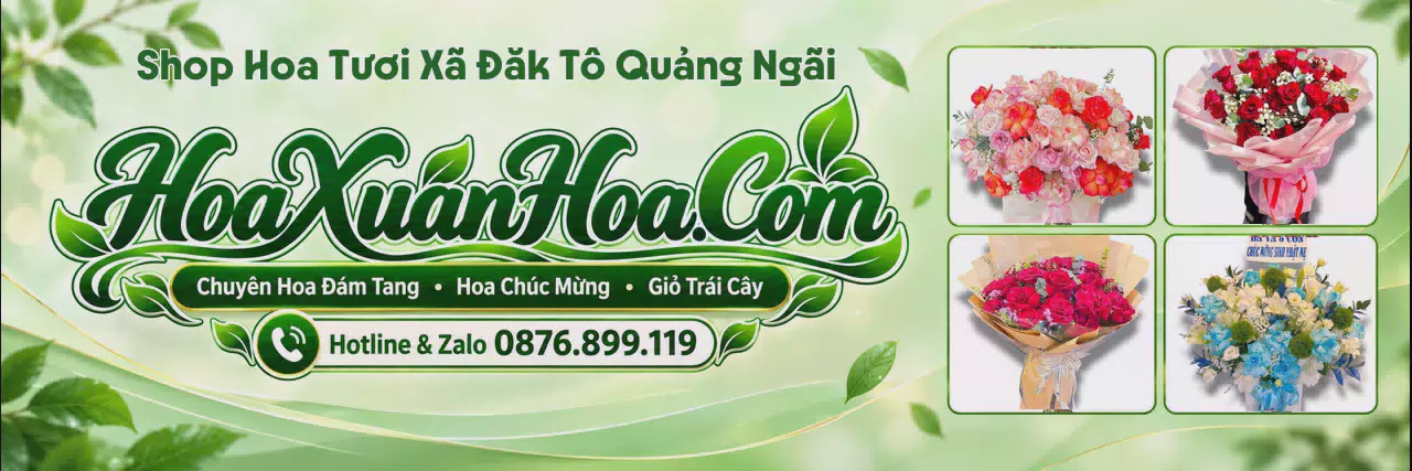 Ảnh bìa Tiệm Hoa Tươi Tại Xã Đăk Tô Quảng Ngãi - Giao Hoa Tận Nơi