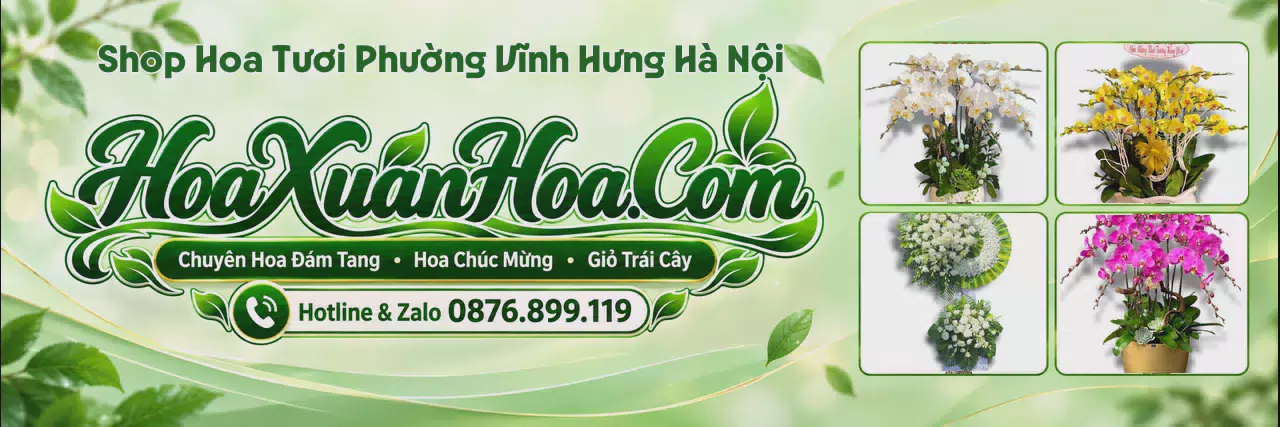 Ảnh bìa Đặt Hoa Tươi Tại Phường Vĩnh Hưng Hà Nội - Shop Hoa Nhận Đơn Online