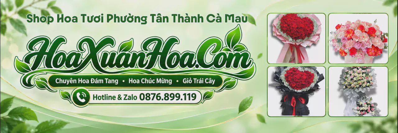 Ảnh bìa Shop Bán Hoa Tươi Tại Phường Tân Thành Cà Mau - Giao Hoa Nhanh Trong 2 Giờ