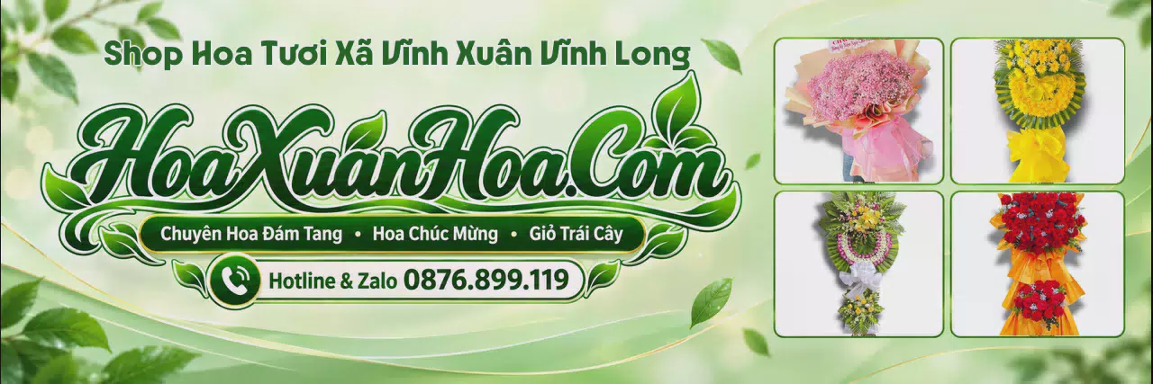 Ảnh bìa Shop Hoa Tươi Tại Xã Vĩnh Xuân Vĩnh Long - Giao Hoa Tận Nơi