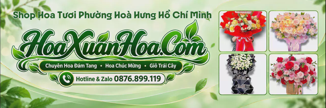 Ảnh bìa Cửa Hàng Hoa Tươi Tại Phường Hoà Hưng Hồ Chí Minh - Giao Hoa Nhanh Chóng