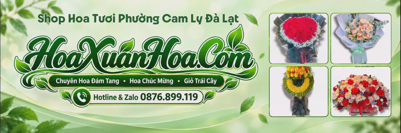 Ảnh bìa Shop Bán Hoa Tươi Tại Phường Cam Ly Đà Lạt - Shop Hoa Tươi Giao Trong Ngày