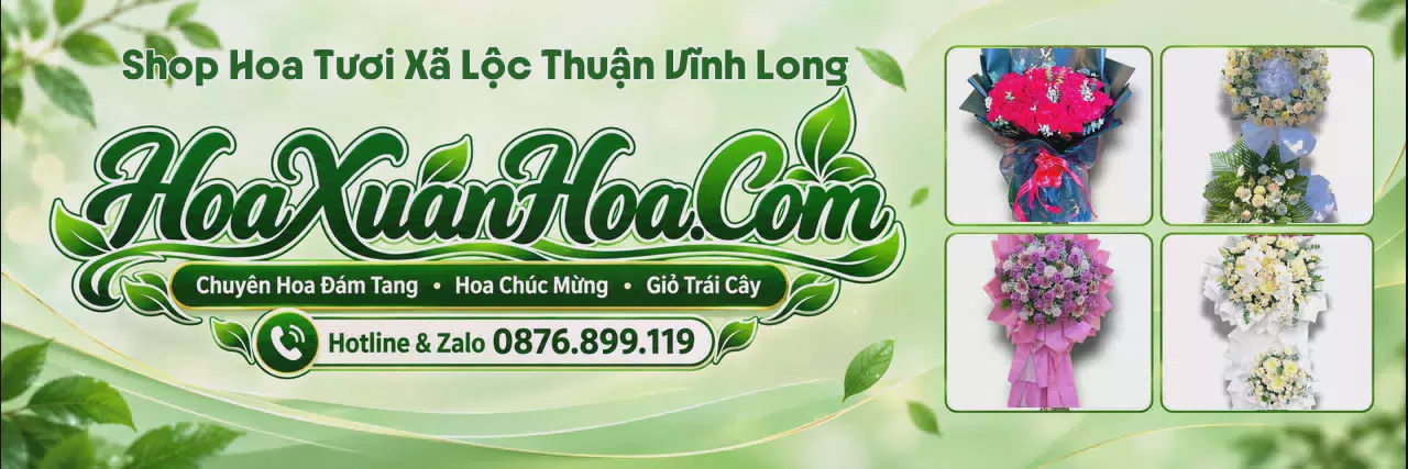 Ảnh bìa Tiệm Hoa Tươi Tại Xã Lộc Thuận Vĩnh Long - Giao Hoa Nhanh Trong 2 Giờ