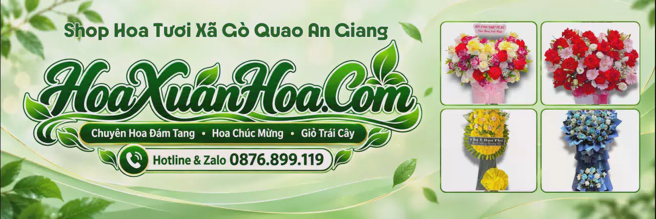 Ảnh bìa Đặt Hoa Tươi Tại Xã Gò Quao An Giang - Dịch Vụ Hoa Tươi Giao Nhanh