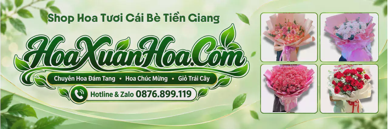 Ảnh bìa Shop Bán Hoa Tươi Tại Cái Bè Tiền Giang - Dịch Vụ Hoa Tươi Giao Nhanh