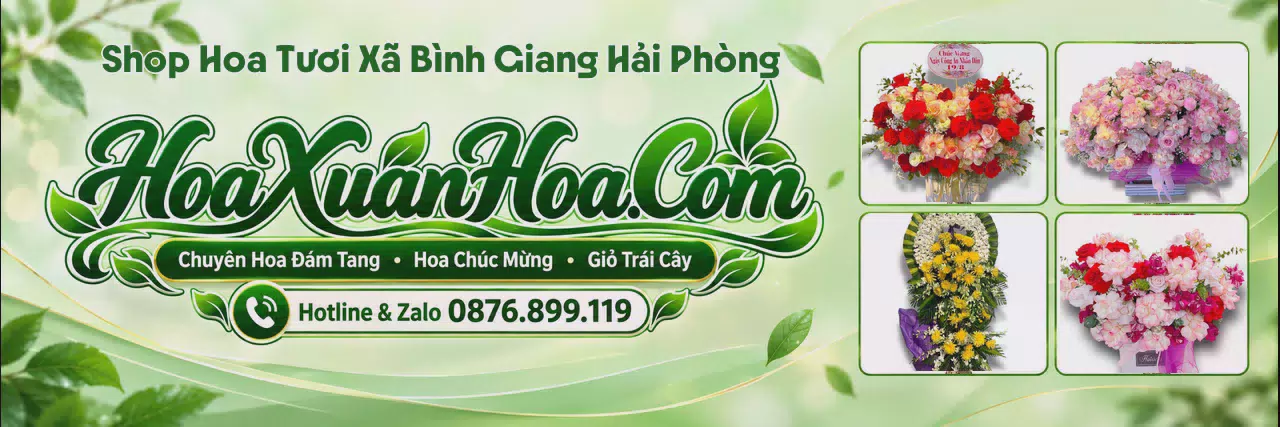 Ảnh bìa Đặt Hoa Tươi Tại Xã Bình Giang Hải Phòng - Tiệm Hoa Giao Hoa Tận Nhà