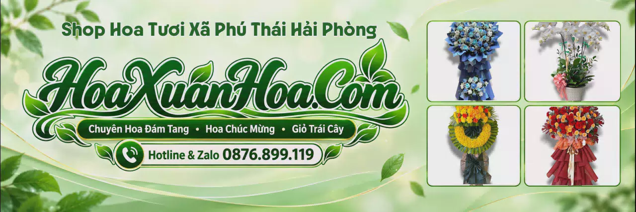 Ảnh bìa Tiệm Hoa Tươi Tại Xã Phú Thái Hải Phòng - Tiệm Hoa Nhận Giao Tận Nơi