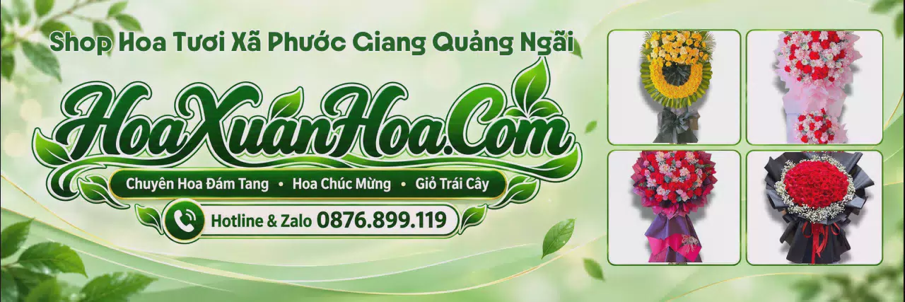 Ảnh bìa Tiệm Hoa Tươi Tại Xã Phước Giang Quảng Ngãi - Dịch Vụ Giao Hoa Tận Nơi