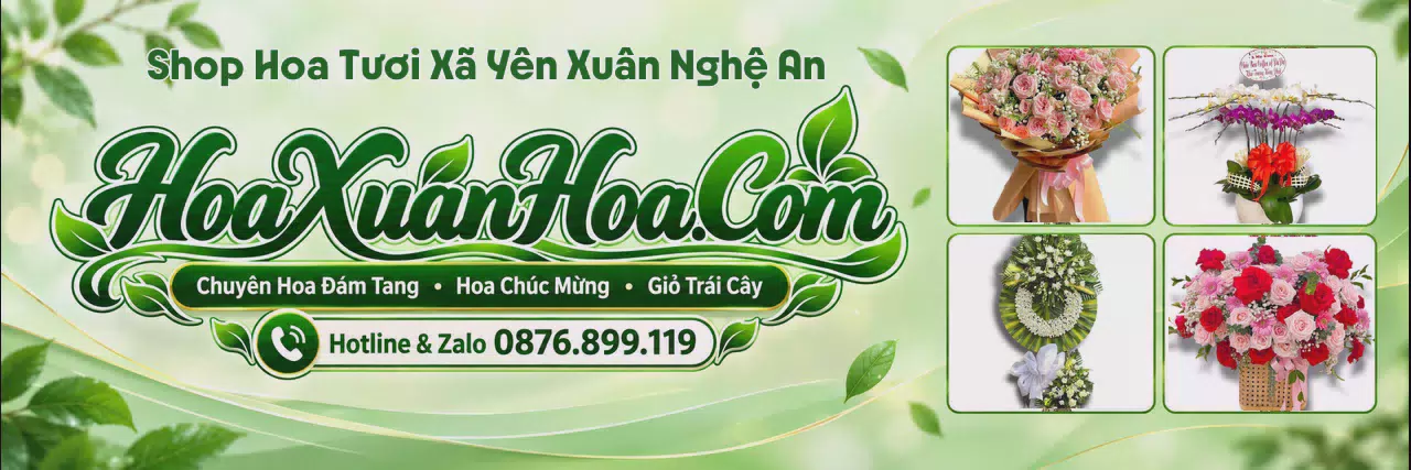 Ảnh bìa Đặt Hoa Tươi Tại Xã Yên Xuân Nghệ An - Đặt Hoa Online Tiện Lợi