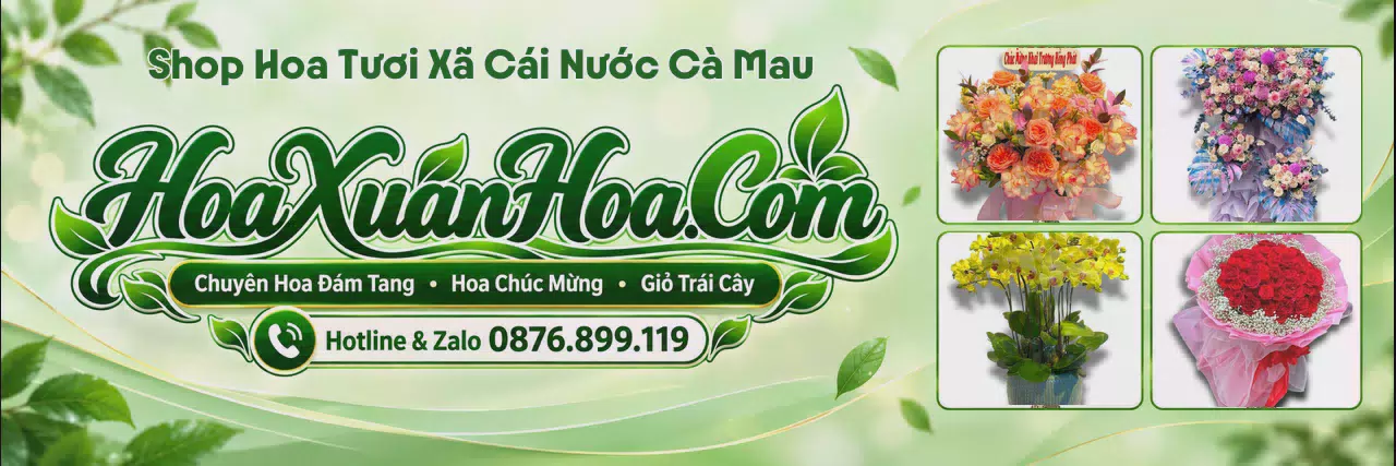 Ảnh bìa Shop Hoa Tươi Tại Xã Cái Nước Cà Mau - Tiệm Hoa Giao Nhanh
