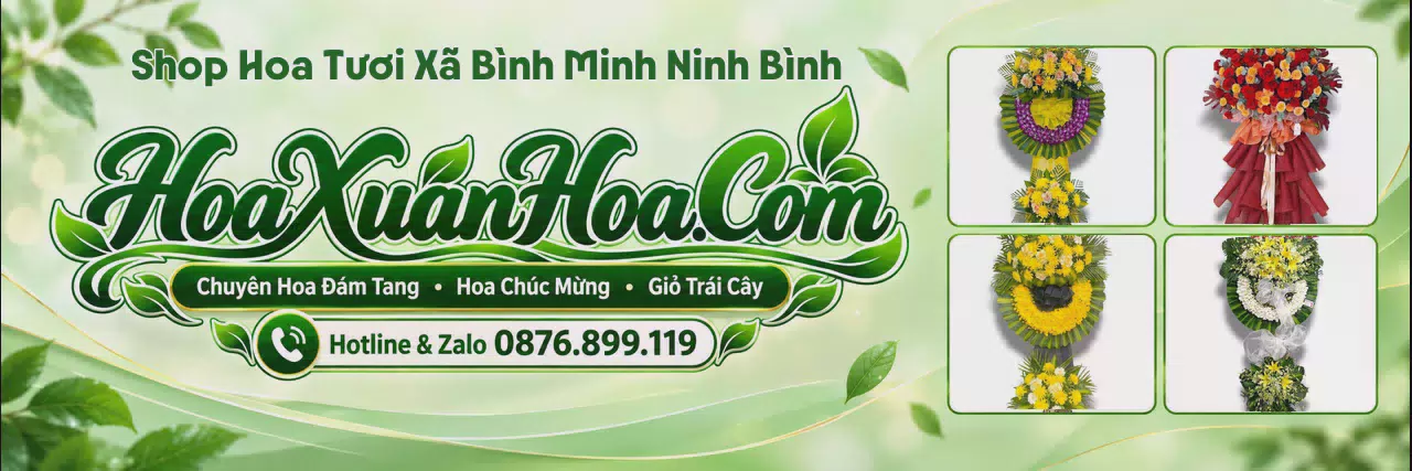 Ảnh bìa Tiệm Hoa Tươi Tại Xã Bình Minh Ninh Bình - Đặt Hoa Dễ Dàng Nhanh Chóng